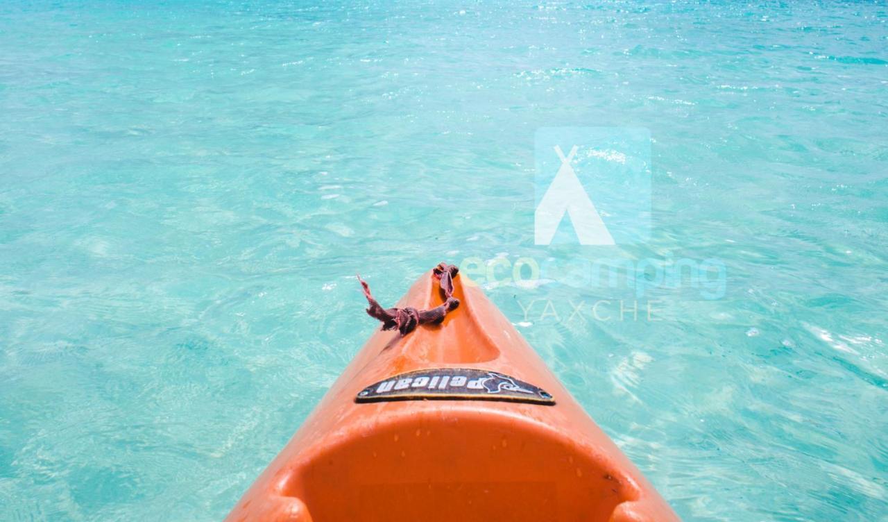 Ecocamping Yaxche Bacalar Exterior foto