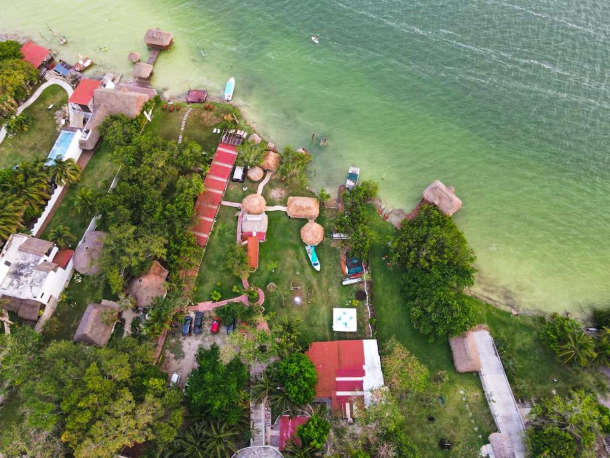 Ecocamping Yaxche Bacalar Exterior foto