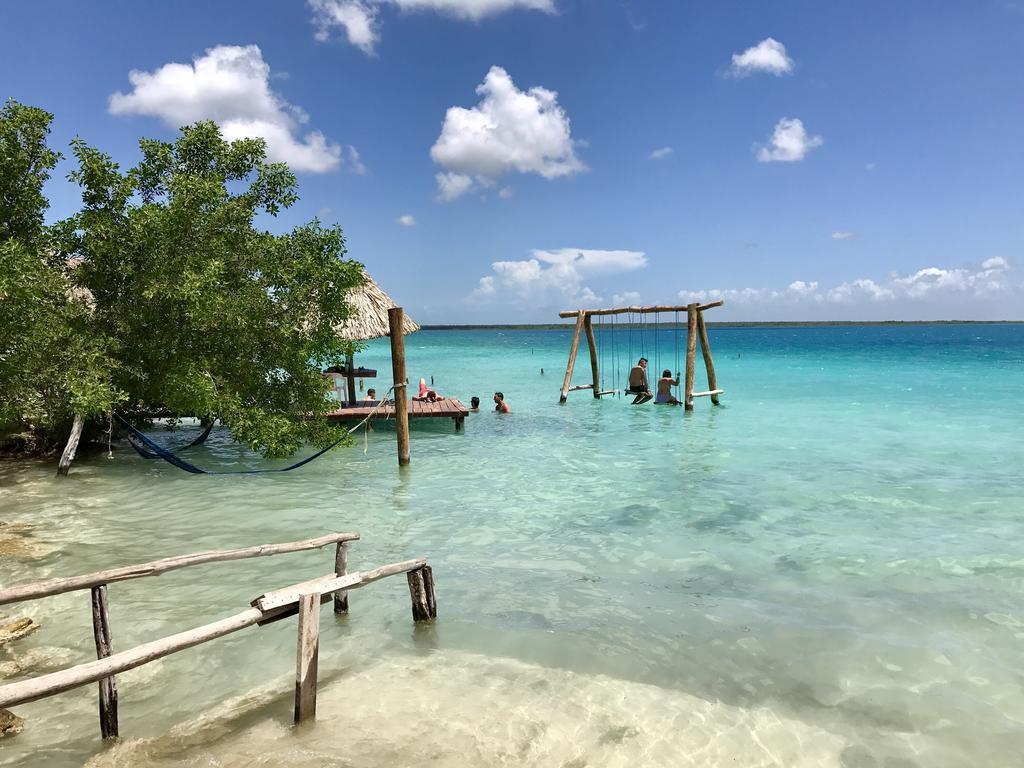 Ecocamping Yaxche Bacalar Exterior foto
