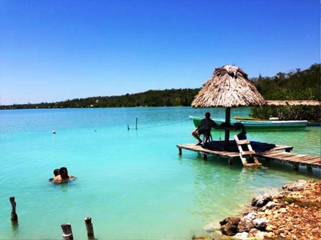 Ecocamping Yaxche Bacalar Exterior foto