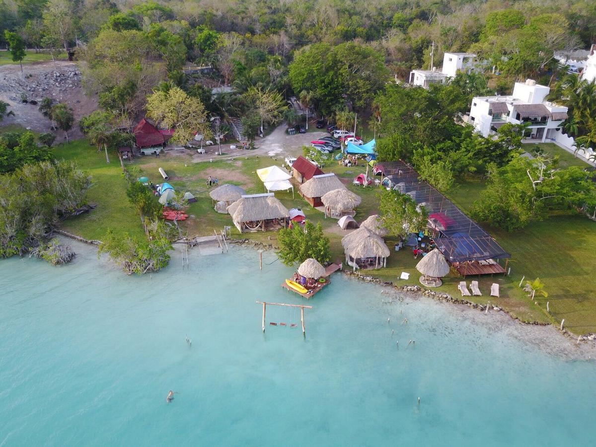 Ecocamping Yaxche Bacalar Exterior foto