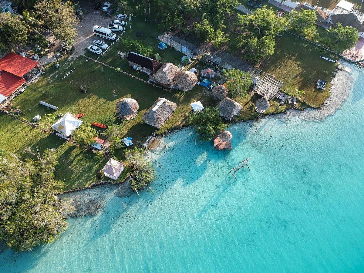 Ecocamping Yaxche Bacalar Exterior foto